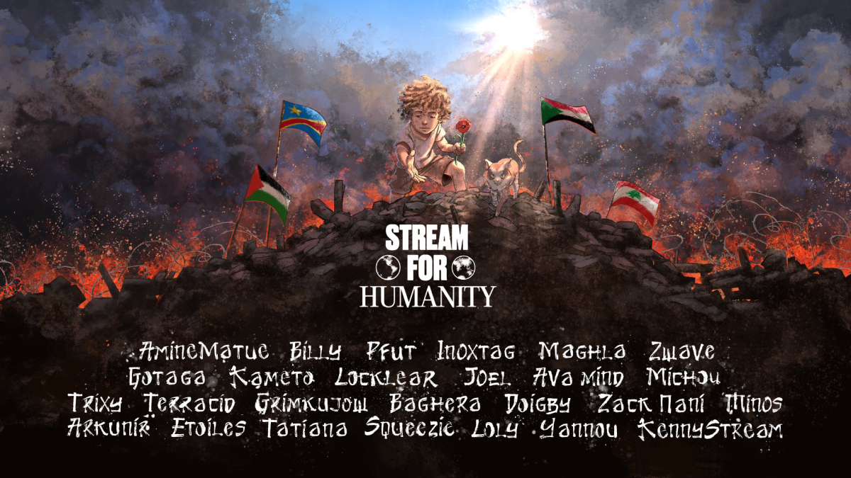 Amine annonce l'évènement caritatif Stream for Humanity : quels seront les streamers présents ?